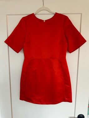 Topshop Vibrant Red Dress with Brand Tag